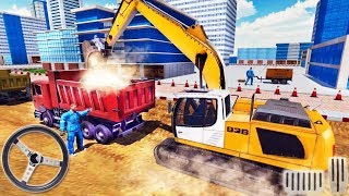 Build City Road Construction Vehicles - Heavy Excavator Simulator 3D - Android GamePlay screenshot 4