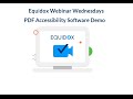 Equidox Webinar Wednesdays - Software Overview