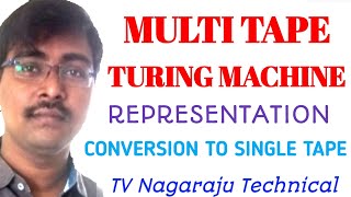 Celebrity 5.12 MULTI TAPE TURING MACHINE || REPRESENTATION || CONVERSION FROM MULTI TAPE INTO SINGLE TAPE TM Net Worth