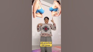 Exercises to make saggy breasts tight and shapely and round ☺️🙏✅ #shorts #youtubeshorts #trending