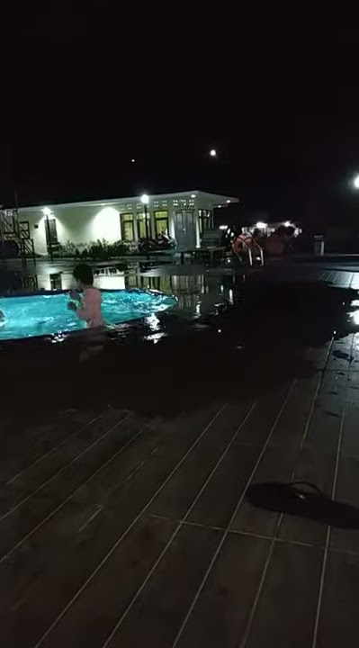 3 HARI 2 MALAM DI VILLA KEMNAKER PUNCAK ATAS # MENCOBA BERENANG MALAM HARI🥶🥶