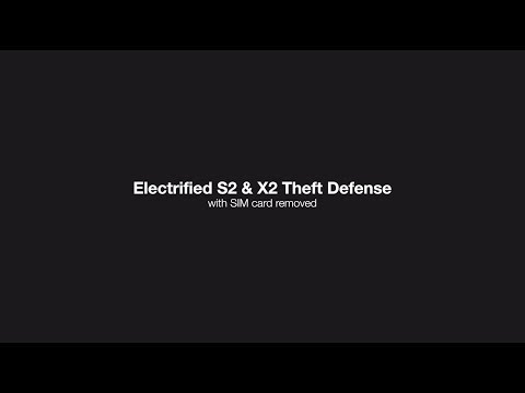 Electrified S2 & X2 | Theft Defense with SIM card removed