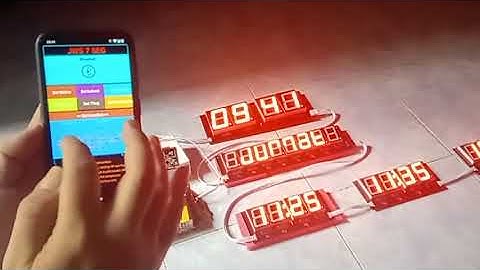 Cara Setting apk Jws Seven 7 Segment Bluetooth