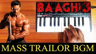 Baaghi 3 | Mass Trailer Bgm | Ringtone By Raj Bharath | Tiger Shroff | Shraddha | Ritrish | chords