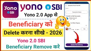 YONO SBI Me Beneficiary Delete Kaise Kare 2026 | How to Remove Payee From YONO SBI 2.0