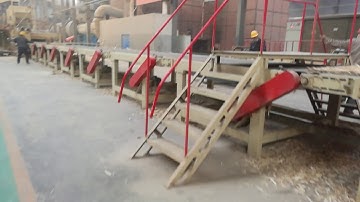 The OSB production line of our client