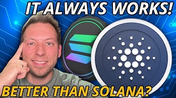 CARDANO ADA - THE WORKHORSE!!! BETTER OPTION THAN SOLANA?