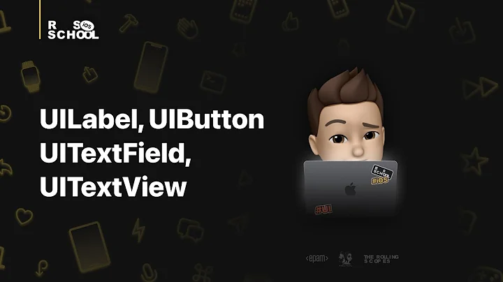 iOS RSSchool 2021. UILabel, UIButton, UITextField, UITextView
