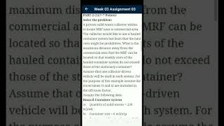Famous Municipal solid waste management  Assignment -3 Answer NPTEL Profile