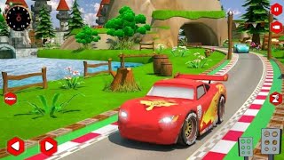 Water Chained Cars Stunt  Race     -Android GamePlay                   Games | Cartoon Car Game screenshot 5