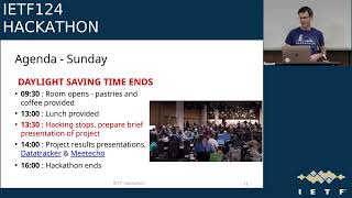 IETF 124: Hackathon (HACKATHON) 2025-11-01 14:30