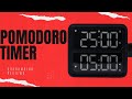 The best timer ive tried  pomodoro timer from minimal desk setups