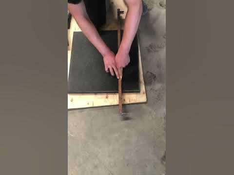 how to cut rubber mats - YouTube