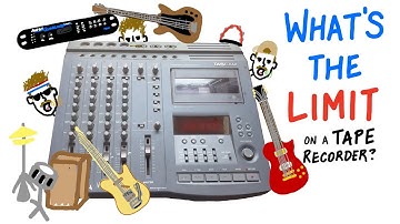 How Much Can You REALLY Record With a Cassette Portastudio? (feat. Tascam 424 mkii)