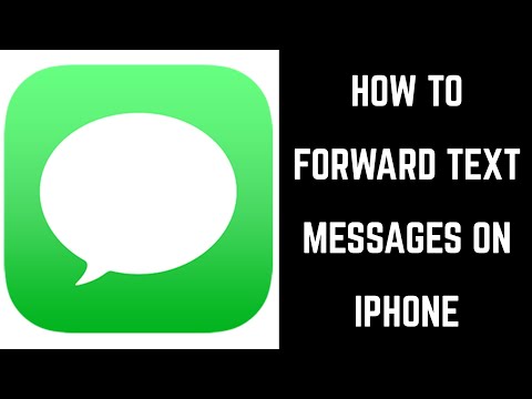 Video: How To Forward A Message