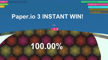 Paper.io 3 INSTANT WIN! SECRET MAP Control: 100.00%