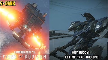 (S-Rank) V.IV Rusty vs Balteus - Armored core 6
