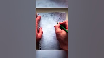 (I draw and color to relaxing music is a very complex drawing) How to draw PIXEL Robot Valley