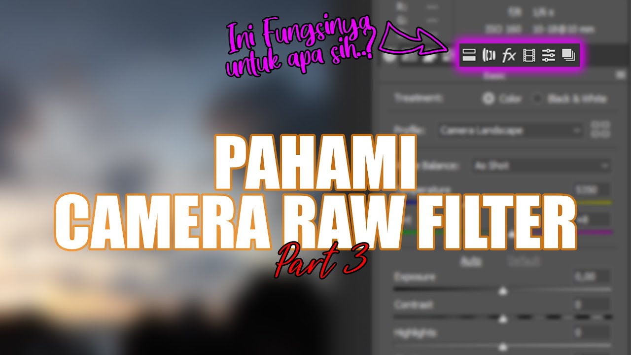 Pahami Adobe Camera Raw Filter - Part 3 - YouTube