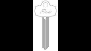 Kaba Ilco A1114A Best IC A Key Blank