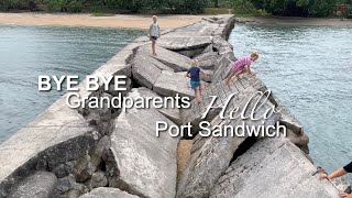 BYE BYE Grandparents - HELLO Port Sandwich | Sailing with Six | Ep 38