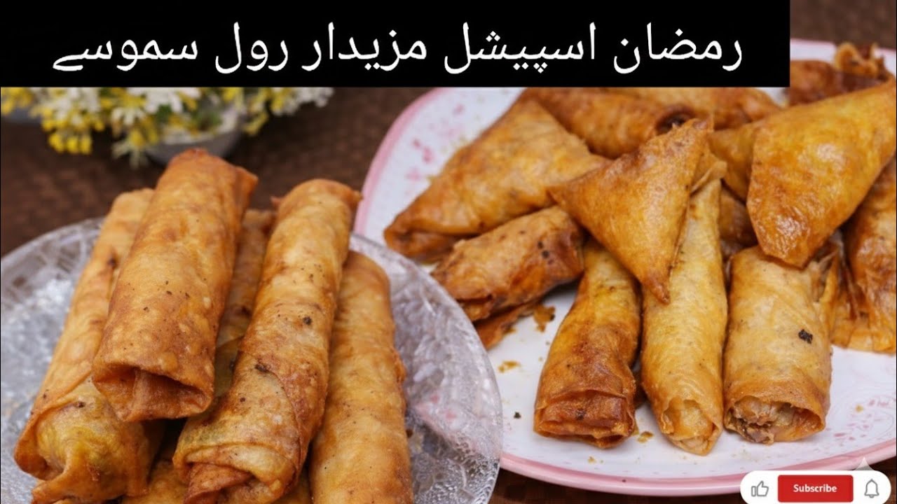 Ramadan Special Roll Samosa Recipe At Home | By kitchenwithrani |