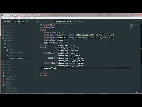 Full Stack Web Development Course  - Laravel - 15 Setting up Master Layout