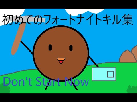 初めてのフォートナイトキル集！！「Don't Start Now」