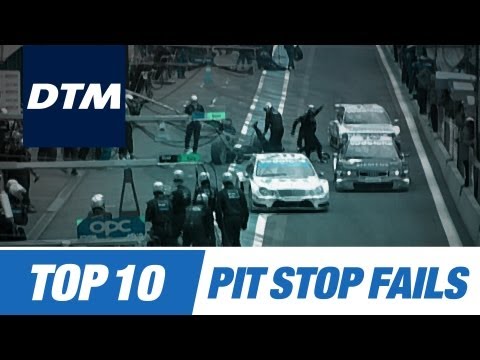 DTM Top 10 Pit Stop Fails