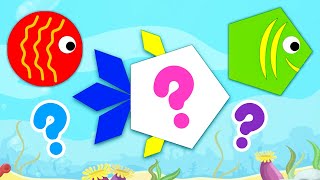 Match the Fish! | Shape Matching Game for Toddlers and Babies | Kids Learning Videos screenshot 3