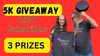 🛑CONTEST CLOSED🛑🥳 WATCH to See HOW you CAN WIN | 5K SUBSCRIBERS GIVEAWAY