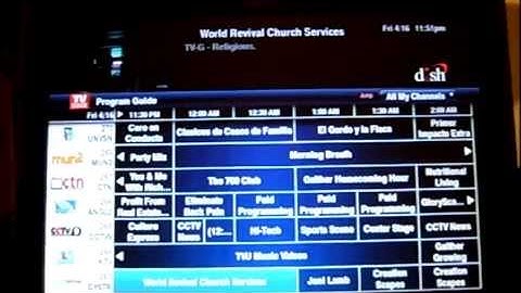 Dish Slingloaded DVR ViP 922 TV Guide
