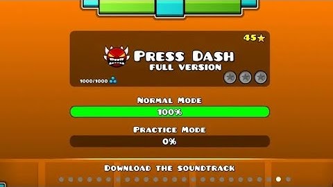 Press dash official showcase by Nadir (me) [Geometry Dash 2.2]