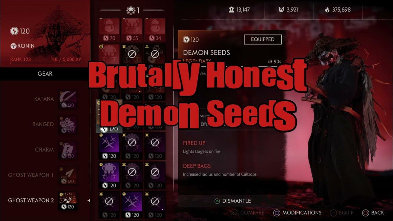 Brutally Honest Demon Seeds Ghost of Tsushima Legends YouTube