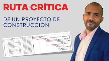 🔴 Ruta crítica EN MS PROJECT en POCOS MINUTOS