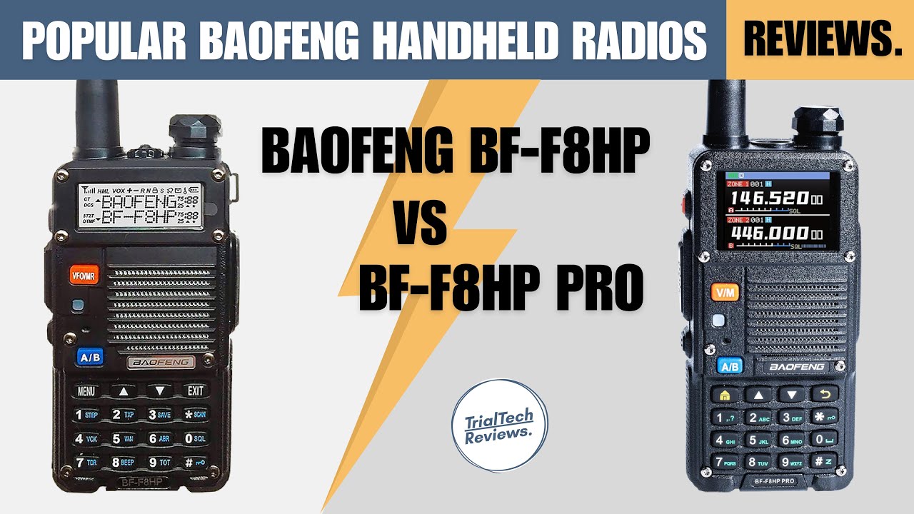 Baofeng BF-F8HP VS BF-F8HP Pro Popular Baofeng Handheld Radios | Which is the best one for You!
