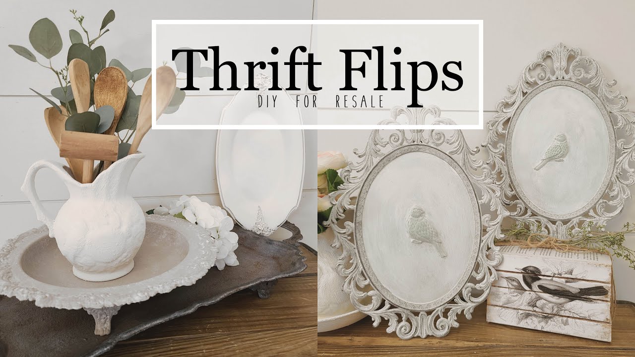Thrift Flips • Painting Silver • Faux Rust • Faux Cement • White Wax