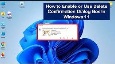 how to enable delete confirmation in windows 11 using registry editor