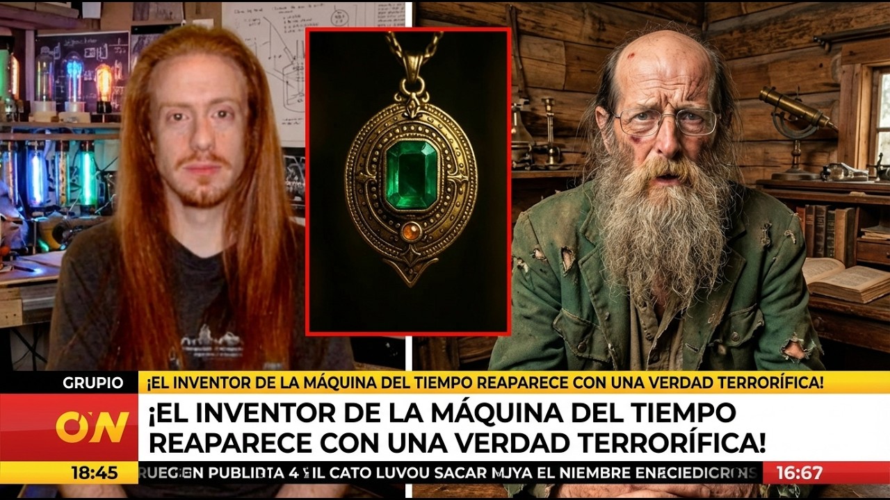 ¡Reaparece el inventor de la máquina del tiempo y revela una verdad brutal!