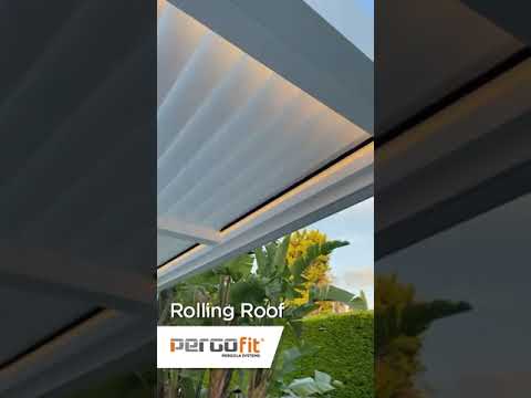 Bioclimatic Rolling Roof | Pergofit by Baufit