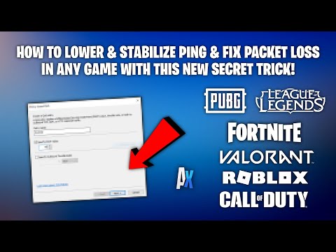 How To Lower Ping & Fix Packet Loss In ANY Game With This NEW Trick!