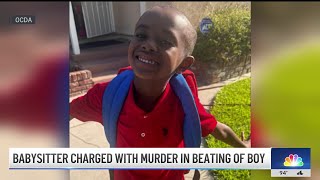 Babysitter charged with murder in beating of boy in Orange County