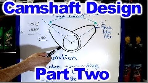 Understanding Camshaft Design part 2