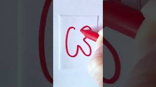DRAWING A BUBBLE LETTER K WITH DROP SHADOW ✍️  | LETTERING | Quick And Easy Doodle Ideas | Art