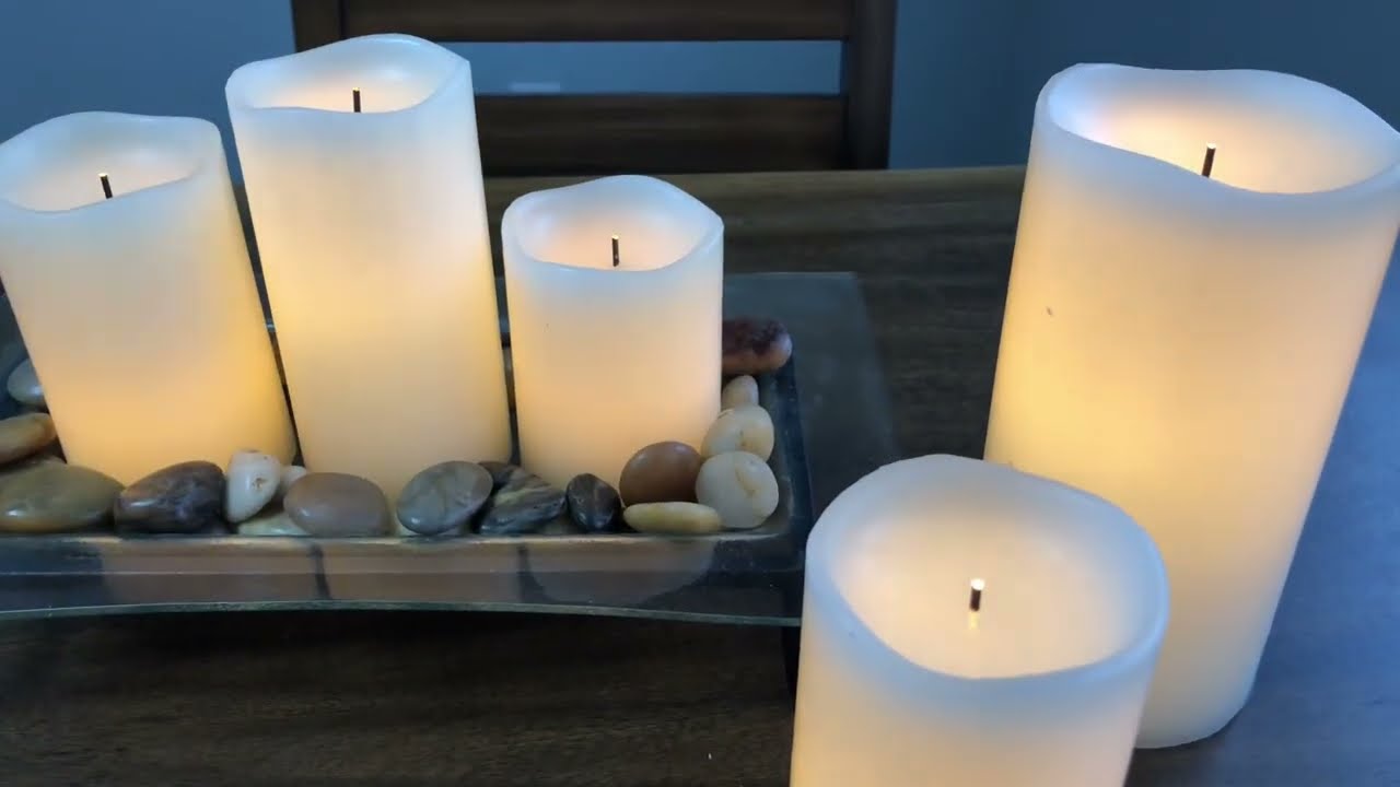 Gerson 6 Piece LED Flameless Candle Set from Costco | Battery Powered  Candles with Remote and Timer - YouTube
