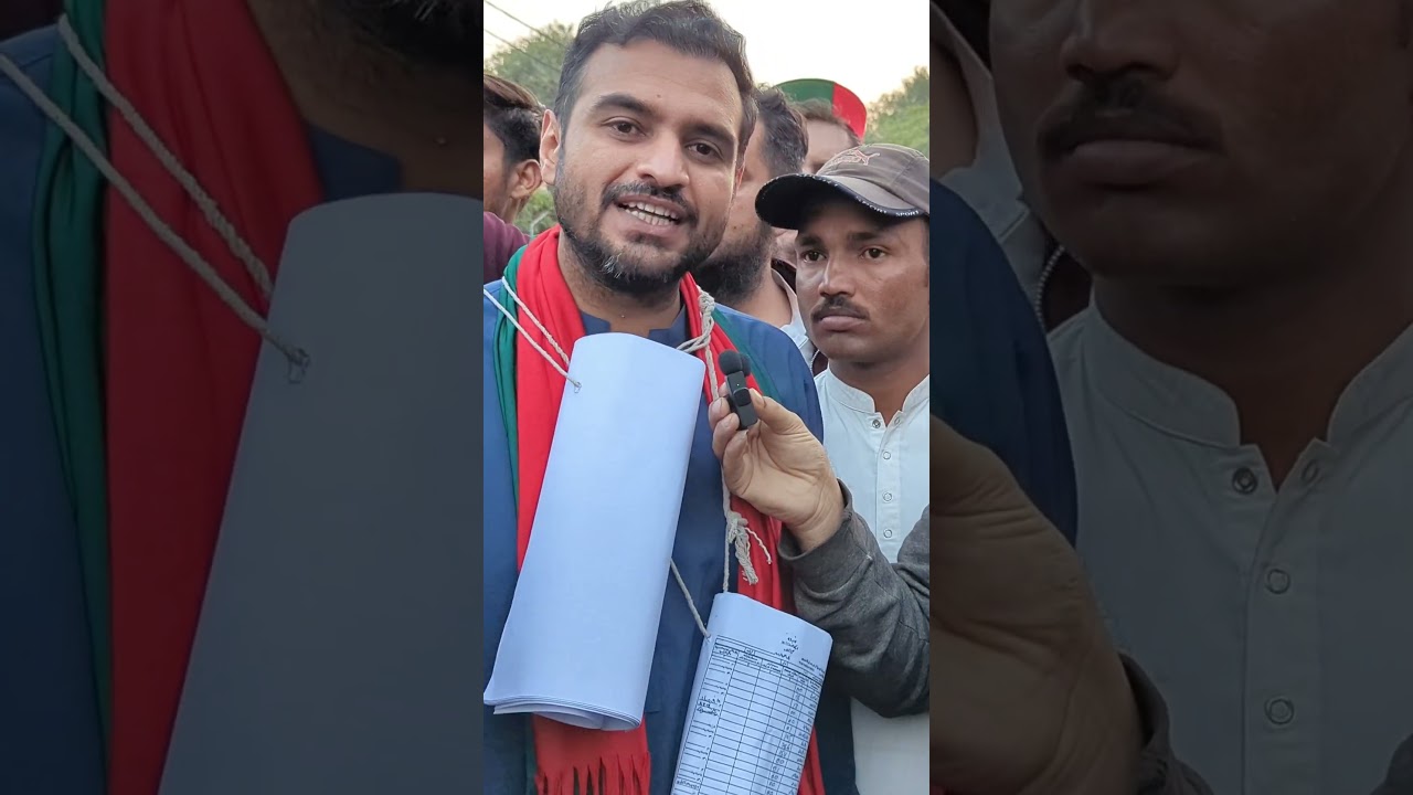 PTI candidate protest with Form 45
