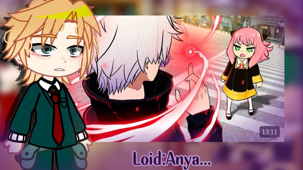 ⋆𐙚🐰˚⊹ Spy x Family reage a "E se a Anya lutasse contra o Gojo? [Full video],