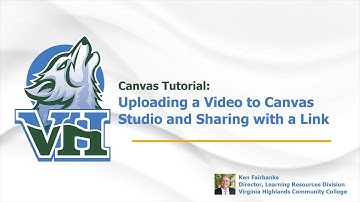 Upload a Video in Canvas Studio and Share with a Link