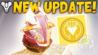 Destiny 2: EXOTIC CHANGES & NEW UPDATE! Infinite Ammo, Eververse, Loot Throttle & Important Tip