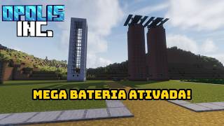 MEGA BATERIA ATIVADA! Torre de Evaporação + Lithium no Mekanism! | Opolis Inc EP 26